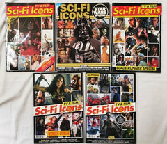 Sci fi Icons Magazine Issues 1, 2, 4, 5 & Star Wars Special