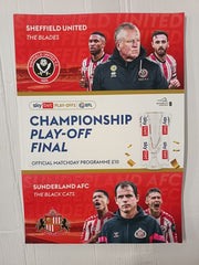 Sheffield Utd v Sunderland Championship Play-Off Final Official Match Programme