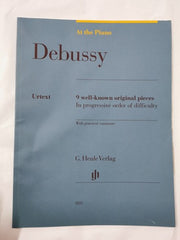At the Piano - Debussy: 9 well-known original pieces - Piano - Score - (HN 1815)