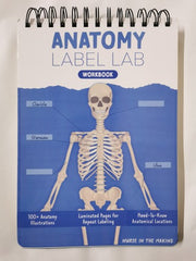 Anatomy Label Lab Workbook, Creative Human Anatomy Busy Book,