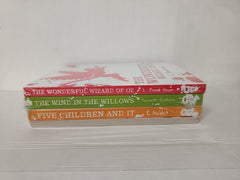 Alice in Wonderland, Wizard of Oz, Wind in the WIllows, Five Children & It