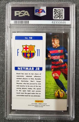 Neymar Jr. 2015 Panini Donruss Fantastic Finishers 10 PSA 9 MINT