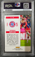 2015 Panini Donruss Fantastic Finishers 14 Thomas Muller PSA 10 GEM MT