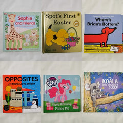 6 Babies Picture Board Books for Babies & Toddlers Early Readers Random Lot