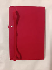 House of Lords Embossed Notebook (A5, Red, Faux Leather)