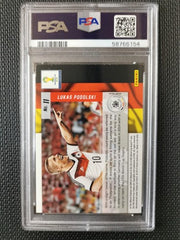 2014 Panini Prizm World Cup Lukas Podolski Net Finders RD/WT/BL.PWR.PLD PSA 10