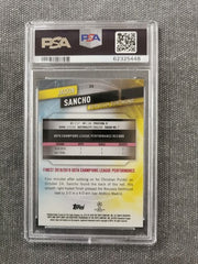 Jadon Sancho Topps Finest 2019 #26 UCL PSA 10 GEM MT Manchester Utd, England