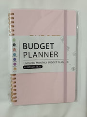 Undated Monthly Budget Planner with Stickers