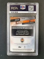 Junior Moraes 2019 Topps Finest UCL Autographs PSA 9