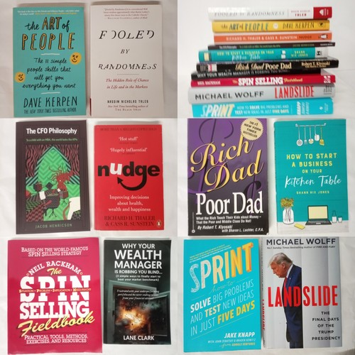 Business Books Bundle - Mindset, Leadership, Finance x 10 Books