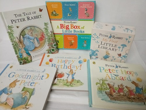 Peter Rabbit Books Set; My First Little Library & Big Box of Little Books. x 17