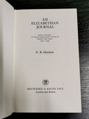 The Elizabethan journals; 1591-1603, G.B. Harrison