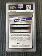 Kepa Arrizabalaga 2019 Topps Finest UCL Blue Refractor PSA 8 [150]