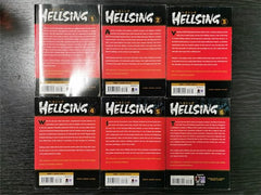 Hellsing Vol. 1-6 English Manga by Kohta Hirano Dark Horse Comics RARE Book Set