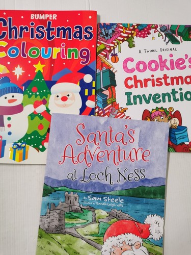 Bundle 7 x Children's Christmas Story & Activity books Inc Santa's Busy Night