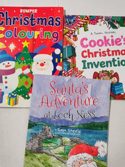 Bundle 7 x Children's Christmas Story & Activity books Inc Santa's Busy Night