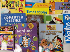 Children's Activity Books, LARGE box of 10+ books