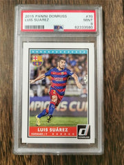 2015 Panini Donruss 41 Luis Suarez PSA 9 MINT