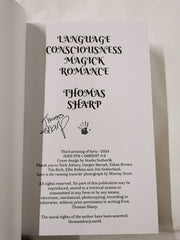 Language Consciousness Magick Romance by Thomas Sharp (Signed)