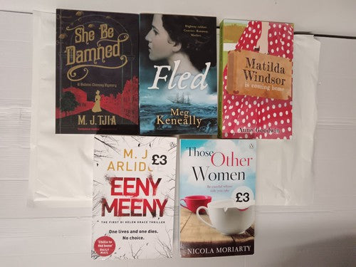 ðâ­5 NEW Women's Interest Fiction Book Bundle, Thriller, Mystery, Romanceâ­ð
