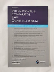 International & Comparative Law Quarterly Vol 74 Supplement 2025 ISSN: 0020-5893