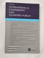 International & Comparative Law Quarterly Vol 74 Supplement 2025 ISSN: 0020-5893