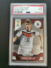 2014 Panini Prizm World Cup Thomas MÃ¼ller PSA 9 #93 Germany