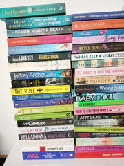 60 Mixed Fiction Paperbacks â Crime, Romance & Contemporary Bundle
