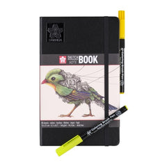 Sakura Sketch Notebook-80 Creme Sheets, White Pages, 13 x 21 cm, 94140003