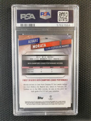 Alvaro Morata Finest UCL 2019 Purple Refractor PSA 9 MINT [250]