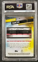 Jadon Sancho Topps Finest 2019 #26 UCL PSA 10 GEM MT