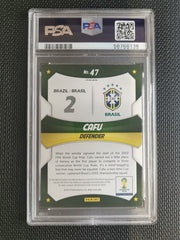 2014 Panini Prizm World Cup Stars Brazil Cafu Prizm PSA 8 #47