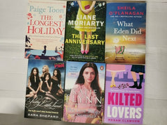 6 New Womenâs Fiction Paperbacks â Contemporary, Romance & Drama â Gift Bundle
