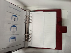 Filofax Norfolk A5 Leather Organiser - Currant