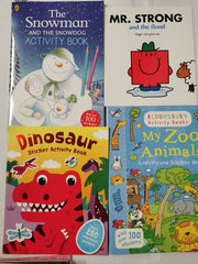 50 Children's Book Bundle For Young Readers/Activity - Colouring, Stickers etc