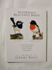 Jeremy Boot Australia's Beautiful Birds Gift Folder Cards Magnets Bookmarks Set