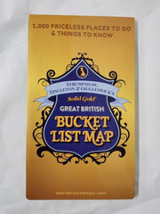 Great British Bucket List Map | Culture & Heritage | Marvellous Maps | Adventure