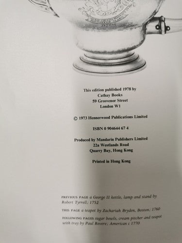 Silver: An Illustrated Guide to Collecting Silver by Margaret Holland (1978)