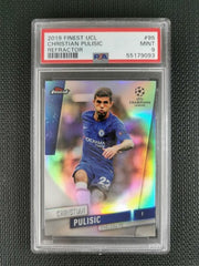 Christian Pulisic 2019 Topps Finest Refractor PSA 9 Chelsea