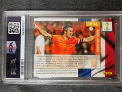 Robin Van Persie 2014 Panini Prizm World Cup Net Finders #14 PSA 9 MINT