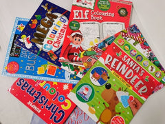 Bundle 7 x Children's Christmas Story & Activity books Inc Santa's Busy Night