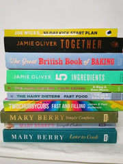 Wholesale Cook Books Cookery Cooking 10 Books Joblot Baking, Healthy Eating Etc