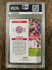 2015 Panini Donruss Fantastic Finishers 14 Thomas Muller PSA 10 GEM MT