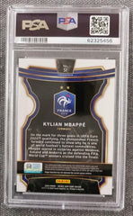 Kylian MbappÃ© 2020 Panini Select UEFA Euro #51 PSA 9