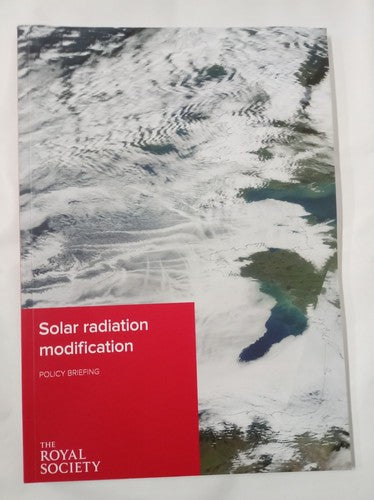 Solar Radiation Modification Policy Briefing Royal Society Oct 2025