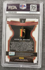 Kevin de Bruyne 2020 Panini Select UEFA Euro #27 Tri-Color Prizm PSA 10