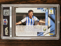 2014 Prizm World Cup Net Finders Lionel Messi #2 PSA 9 Argentina, Barcelona