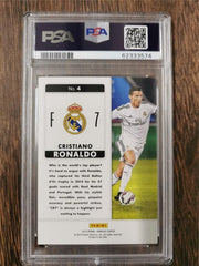 2015 Panini Donruss Fantastic Finishers 4 Cristiano Ronaldo PSA 9 MINT