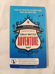 5 Great British Maps Box Set: Adventure, Bucket List, Film & TV, Food & Drink