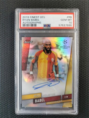 Ryan Babel 2019 Topps Finest UCL Autographs PSA 10 GEM MT